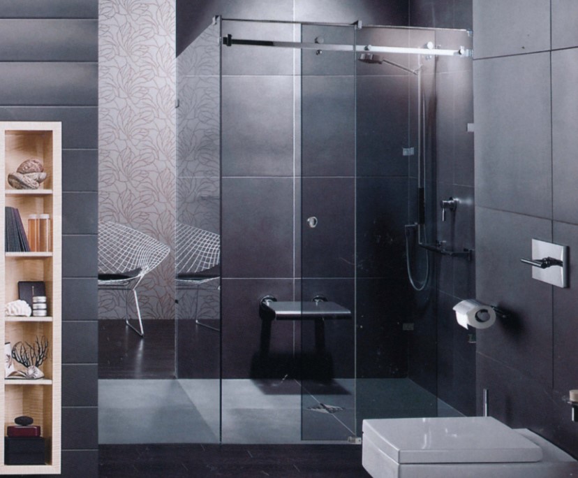 BTG 10mm 12mm transparent rounded shower cabins glass factory