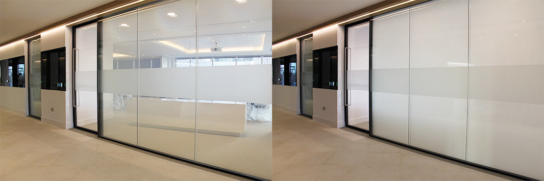 5mm 5mm PDLC smart switchable glass