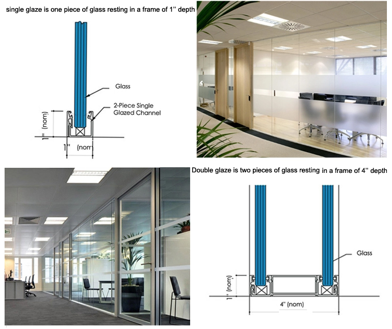 10 mm clear frosted tempered glass parition walls,12mm tinted tempered partition glass