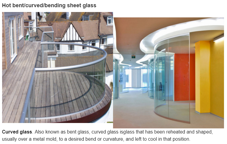 BTG 12mm clear hot bending glass China supplier
