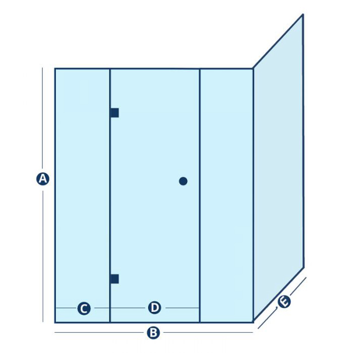 BTG 8mm nano clear tempered shower glass, 8mm nano clear strengthened shower glass, 8mm nano clear toughened shower glass