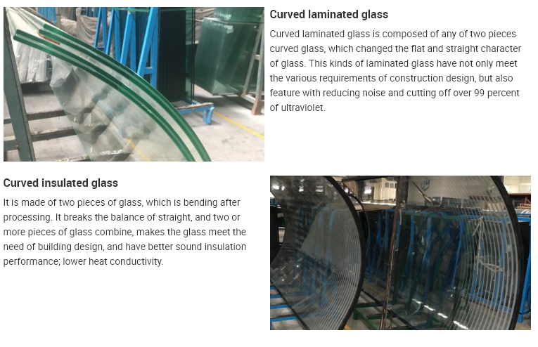 BTG Wholesale Factory Panels Sheet Tempered Curved Glass Manufacture Price