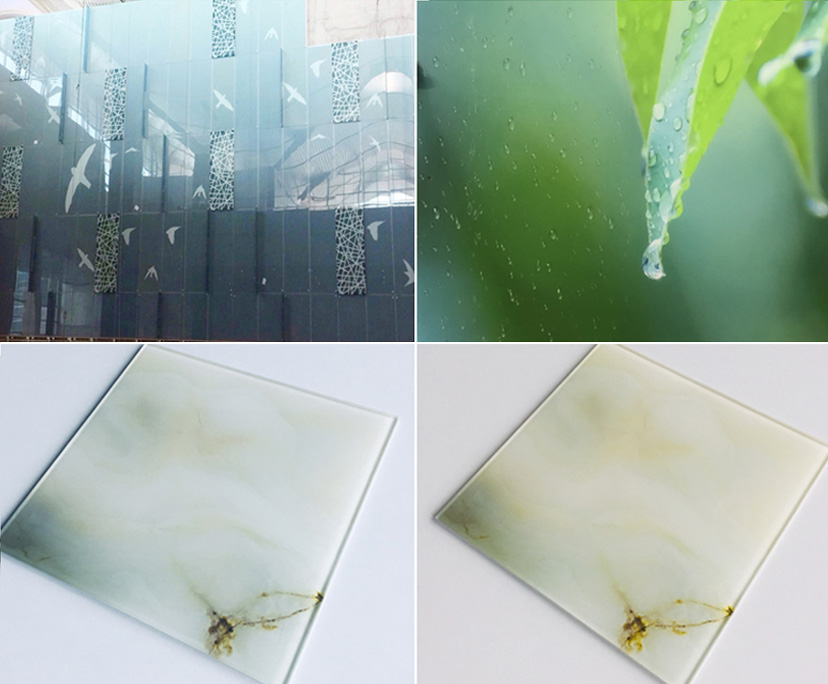10mm UV digital printing strengthened glass