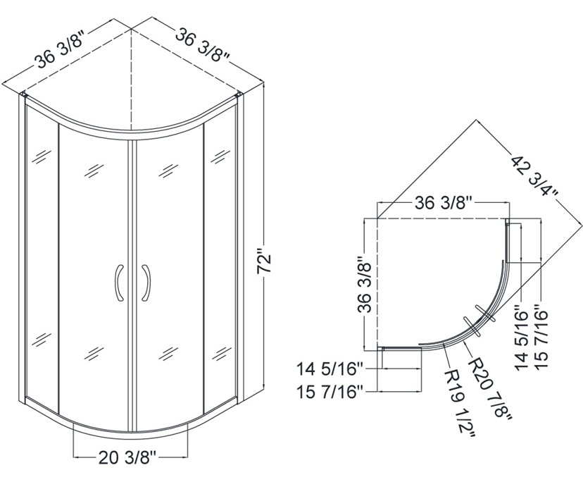 BTG 10mm 12mm transparent rounded shower cabins glass factory