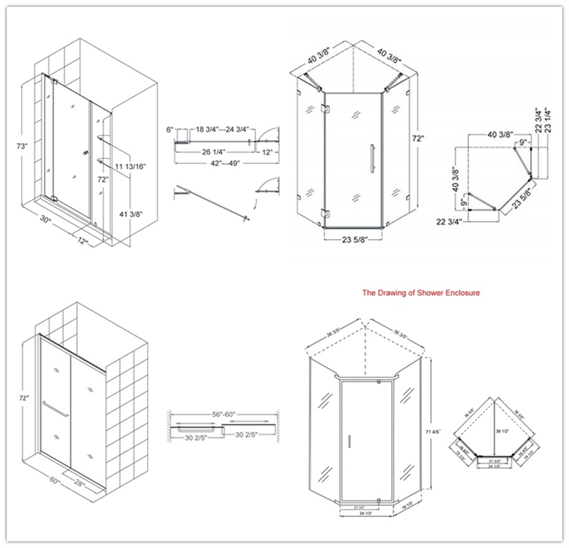 BTG 10mm 12mm transparent rounded shower cabins glass factory