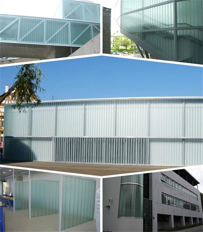 Novel architectural profile glass-U glass