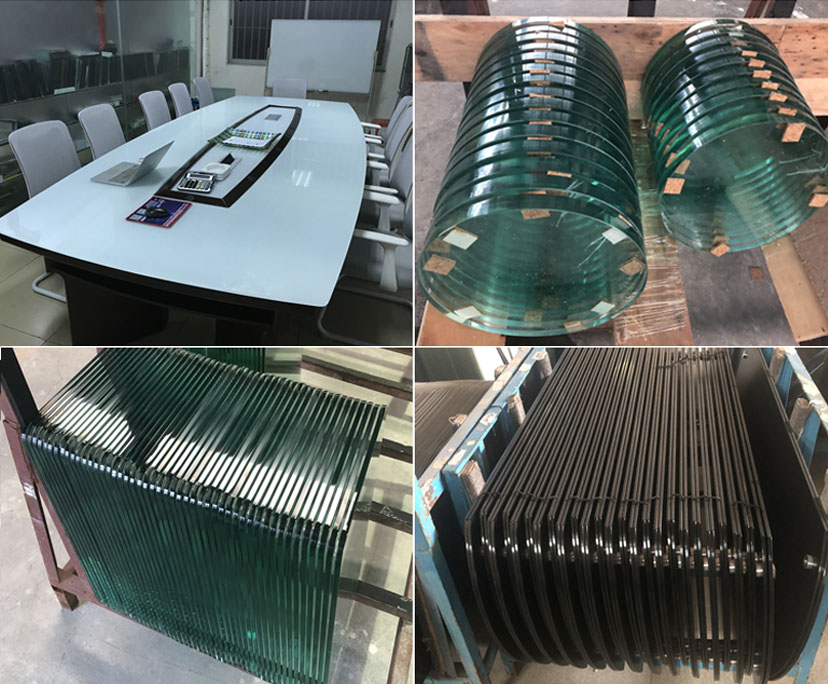 China supplier BTG 12mm clear tempered table tops glass