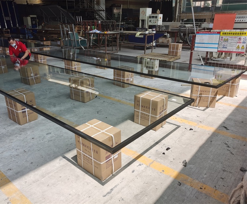 12mm low iron 12A 12mm low iron tempered oversized insulated glass