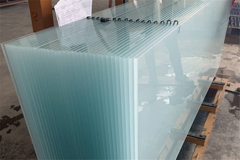 10 mm 12mm super clear frosted tempered shower glass