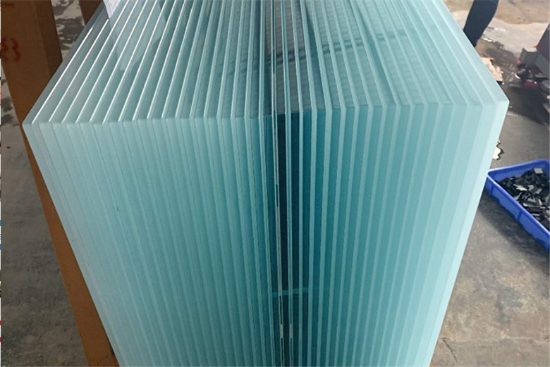 10 mm 12mm super clear frosted tempered shower glass