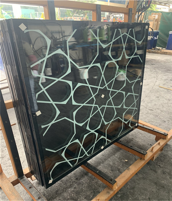 BTG high quality 8mm 12A 8mm clear digital printing tempered insulated glass China manufacturer
