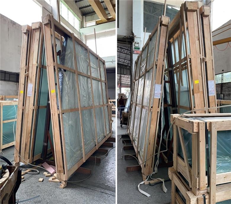 BTG oversize laminated insulated curtain wall glass for project in Vietnam