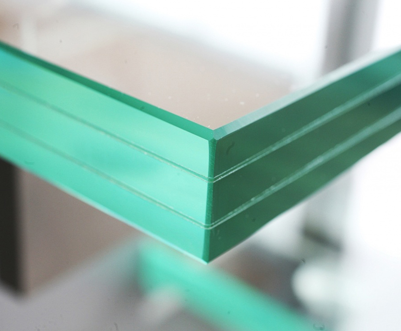 66.08 fully tempered heat soaked toughened laminated glass fin,glass ribs