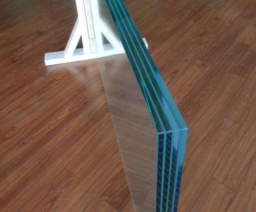 66.08 fully tempered heat soaked toughened laminated glass fin,glass ribs