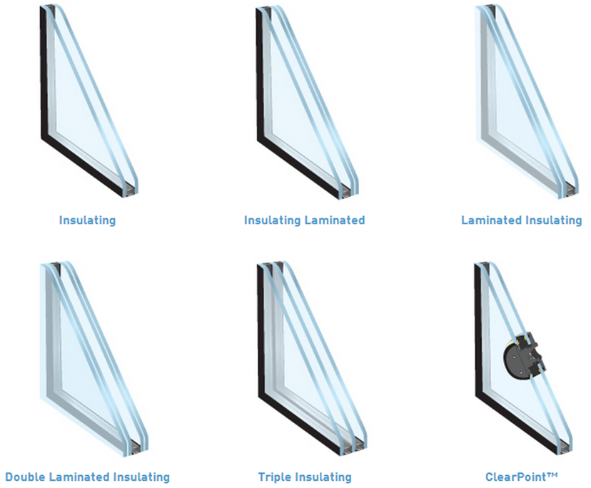 6mm+12A+6mm clear tempered insulated building glass