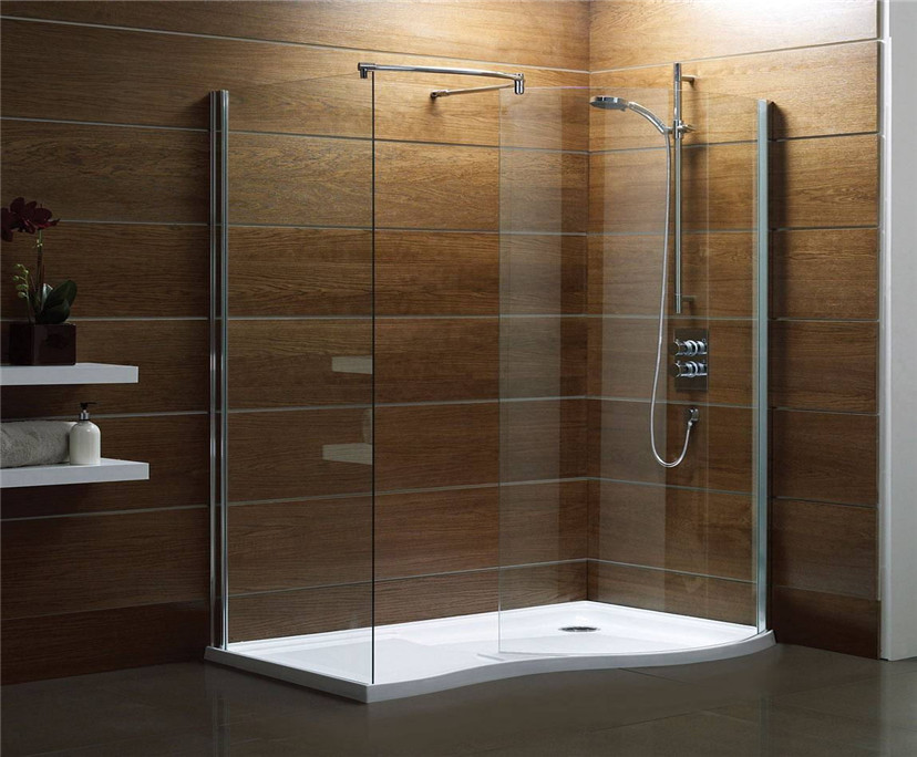 12mm super clear tempered shower glass