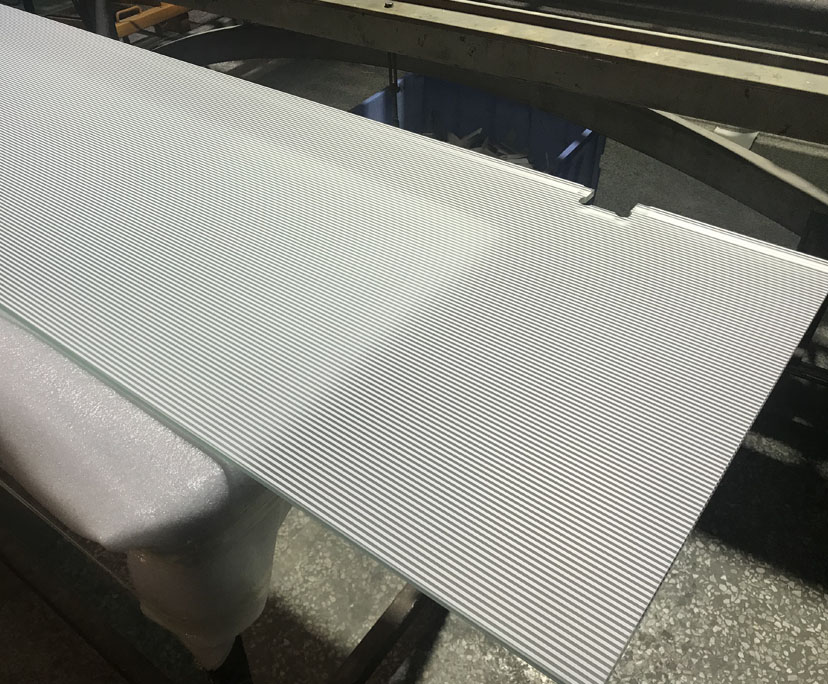 8mm 10mm 12mm silk screen tempered shower glass