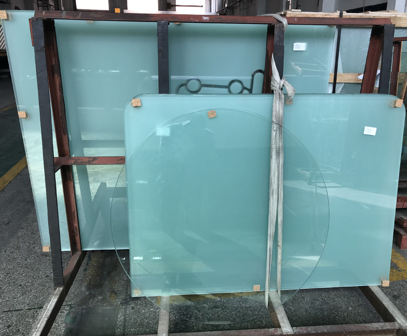 BTG 12mm toughened table tops glass