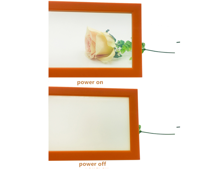 Supplier 13.14mm tempered PDLC smart switchable glass