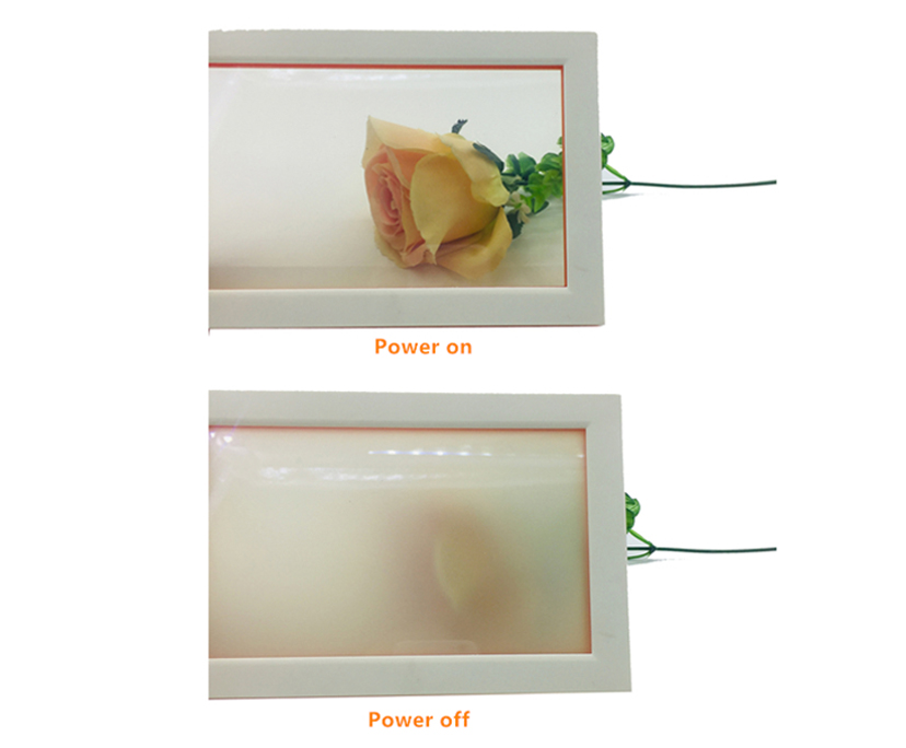 Supplier 13.14mm tempered PDLC smart switchable glass