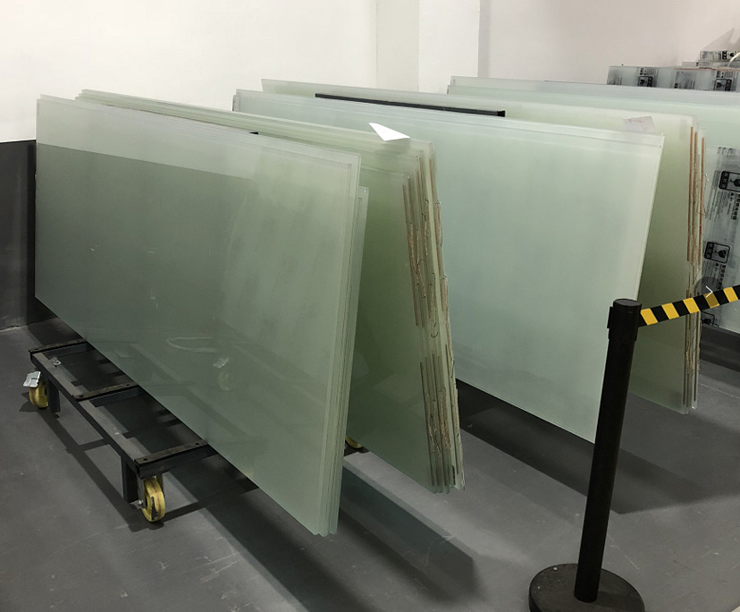 Supplier 13.14mm tempered PDLC smart switchable glass