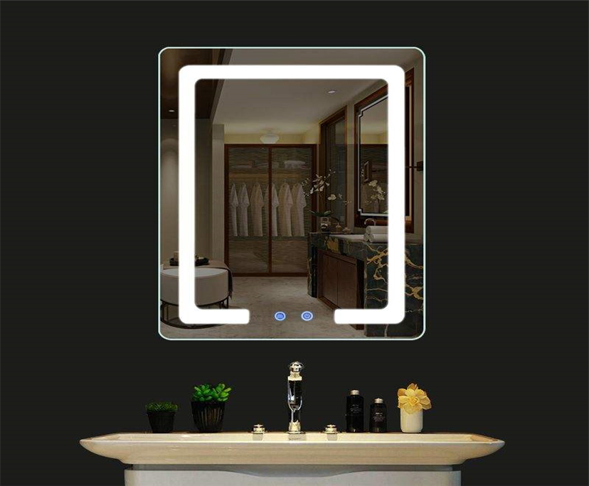 BTG better glass Far-infrared heating touch switch LED mirror glass china suppliers