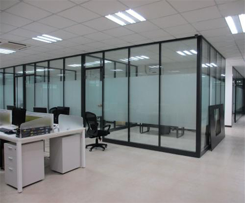 10 mm clear frosted tempered glass parition walls,12mm tinted tempered partition glass