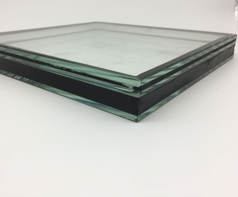 8mm clear monolithic+1.52+8mm low e monolithic tempered laminated glass