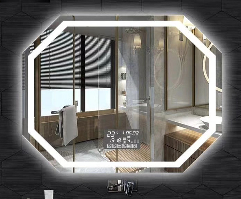 BTG Better Glass bathroom touched screen LED magic mirror glass