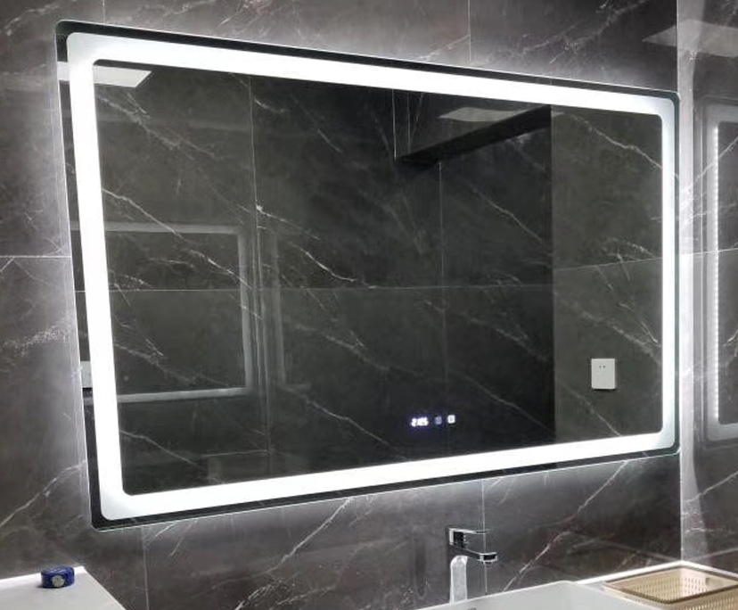 BTG Better Glass bathroom touched screen LED magic mirror glass