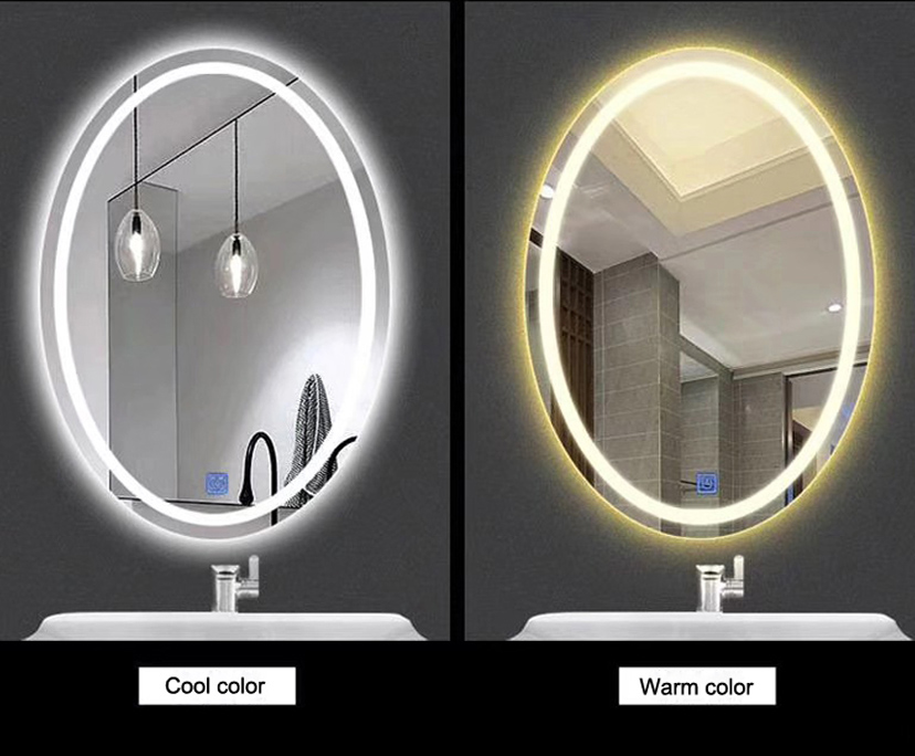 BTG Better Glass bathroom touched screen LED magic mirror glass