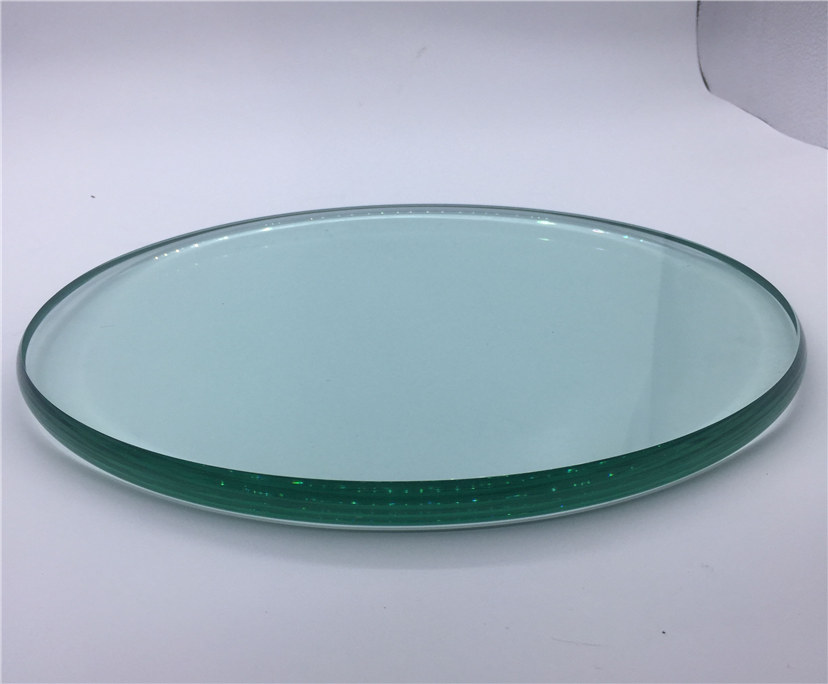 China manufacturer modern design 10mm 12mm clear tempered table top glass price
