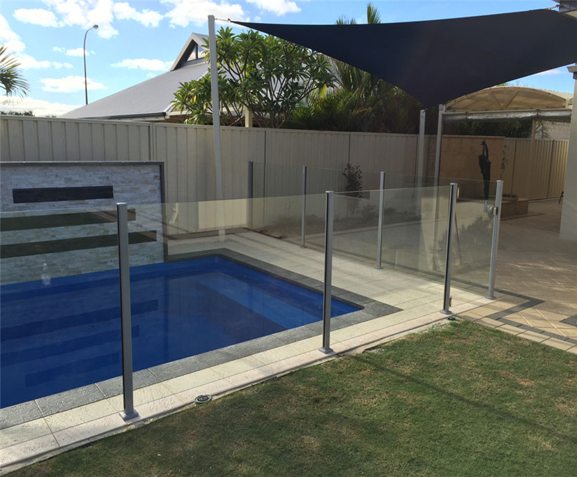 Top sales 12mm toughened tempered swimming pool fence glass china manufactures 
