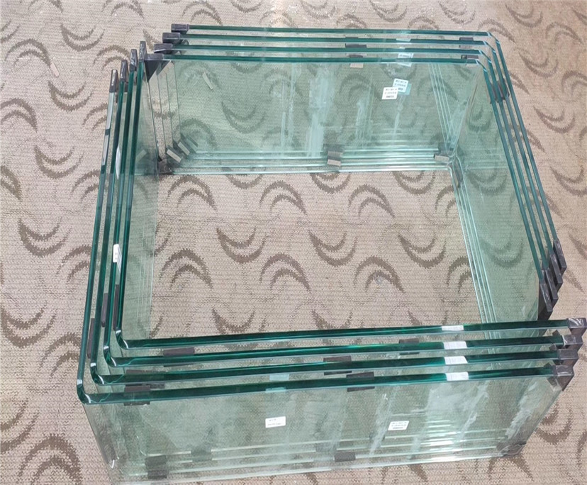 Top sales 8mm 10mm super clear hot bending glass interior decoration price