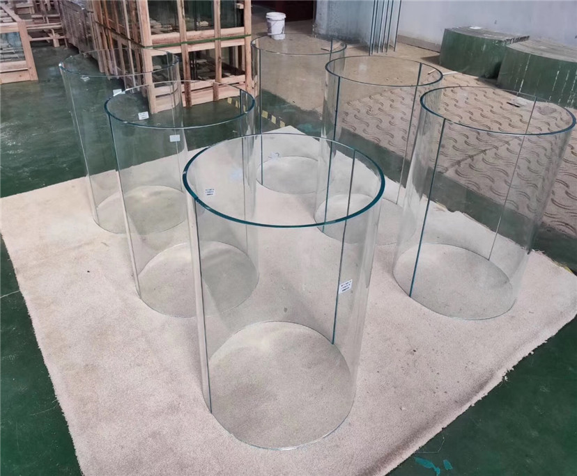 Top sales 8mm 10mm super clear hot bending glass interior decoration price