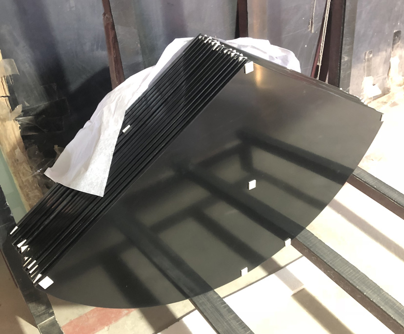 China supplier BTG 12mm strengthened table tops glass