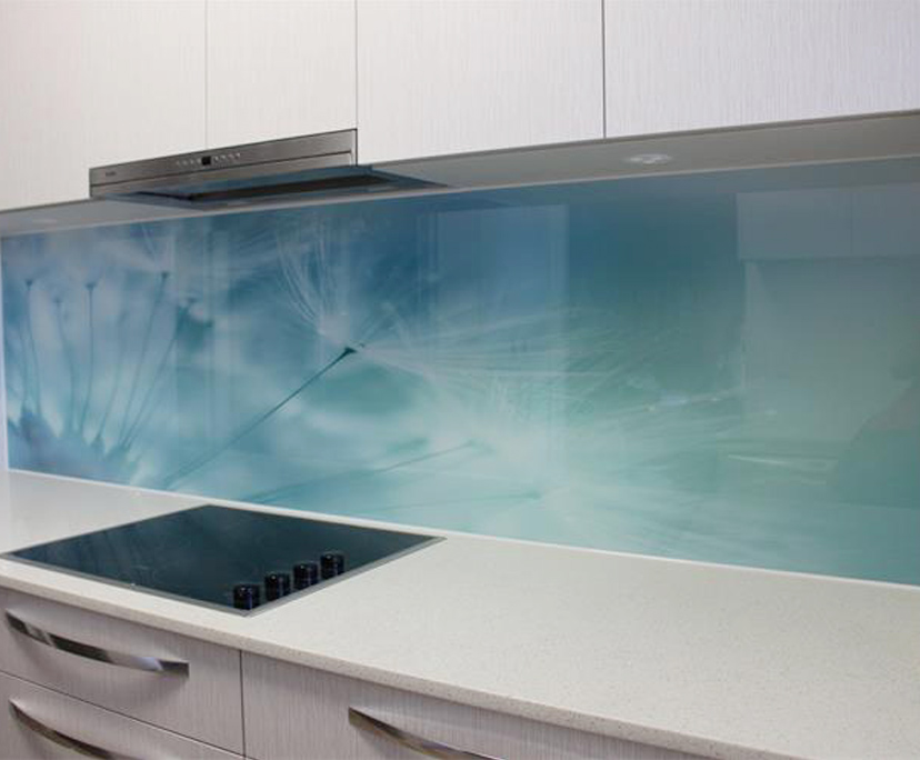 BTG Better Glass strengthened ceramic kitchen splashback glass