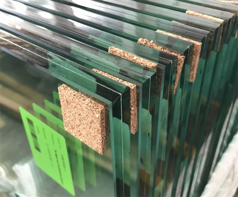 BTG 5mm+1.52PVB+5mm clear tempered laminated glass