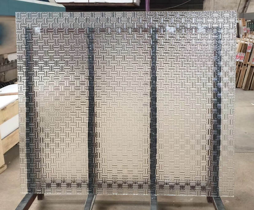 Factory supplier 5mm 6mm 8mm tempered patterned glass