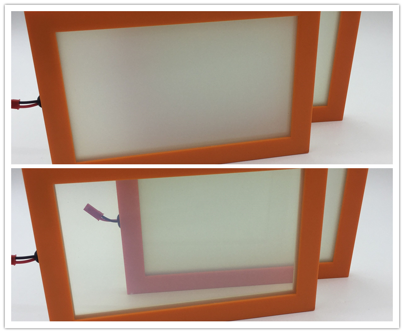 BTG 8.76mm toughened PDLC smart switchable glass