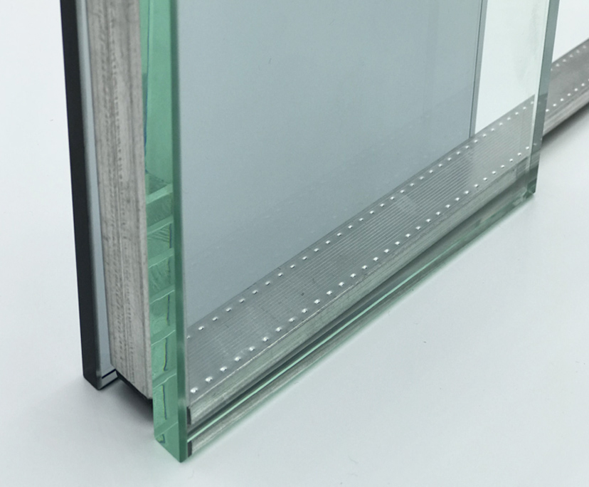 BTG supplier 4mm+9A+4mm transparent toughened window glass