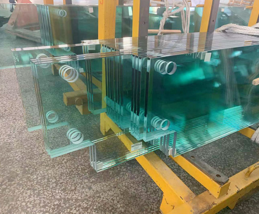 BTG transparent toughened partition glass