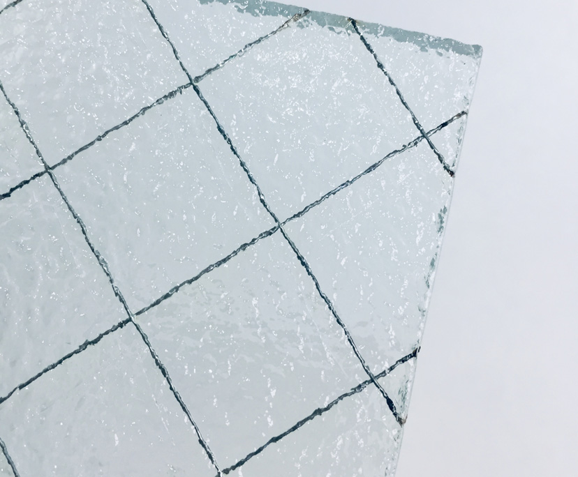 BTG factory clear toughened wired glass