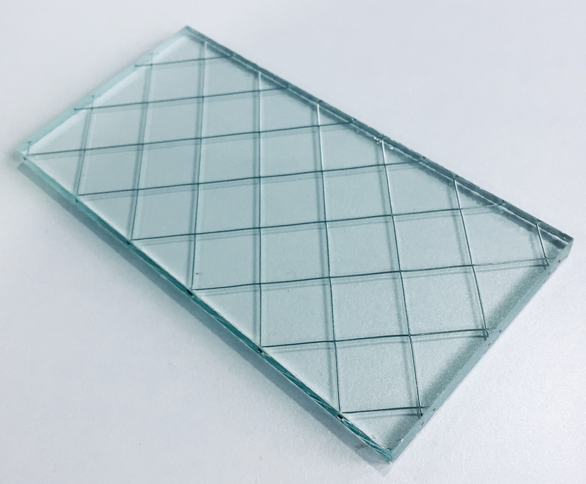 BTG factory clear toughened wired glass