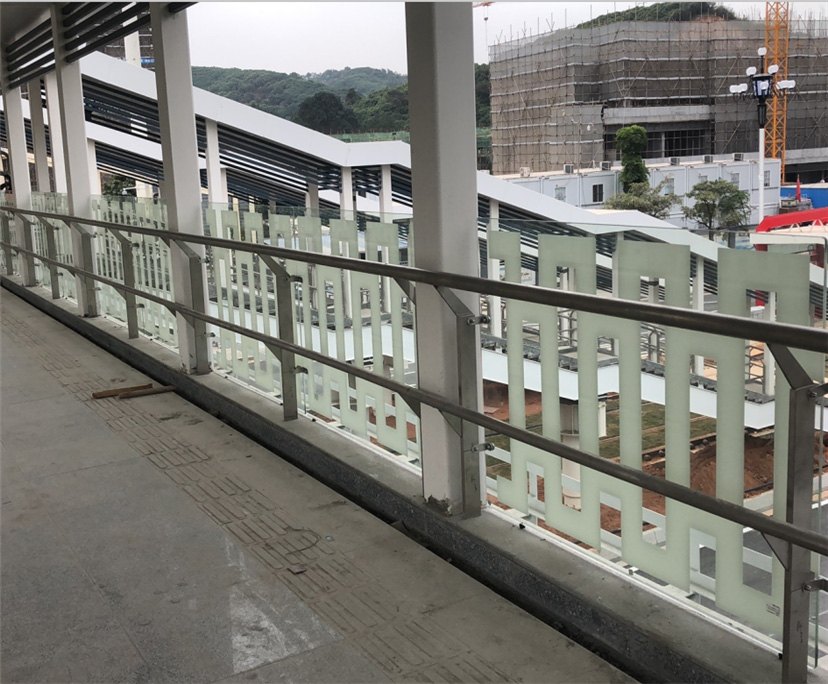 High quality 12mm clear tempered balustrade glass interior design price per sqm