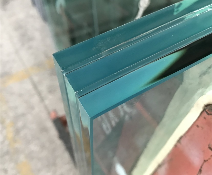 BTG 15mm+2.28PVB+15mm+2.28PVB+15mm clear tempered triple laminated glass