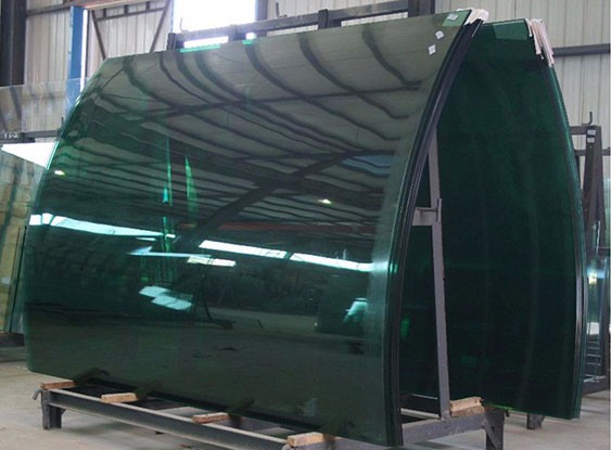 High quality 10mm transparent curved toughened partition glass china manufacturer​