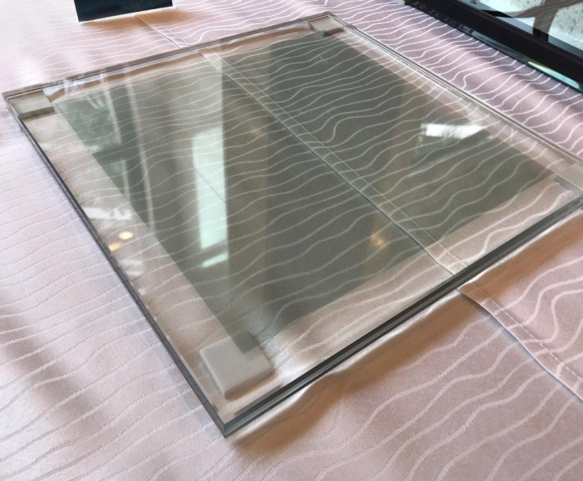 BTG 8mm transparent tempered monolithic anti-reflective glass 