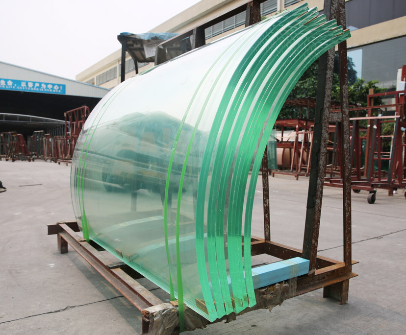 BTG manufacturer 10mm UV proof toughened canopy glass