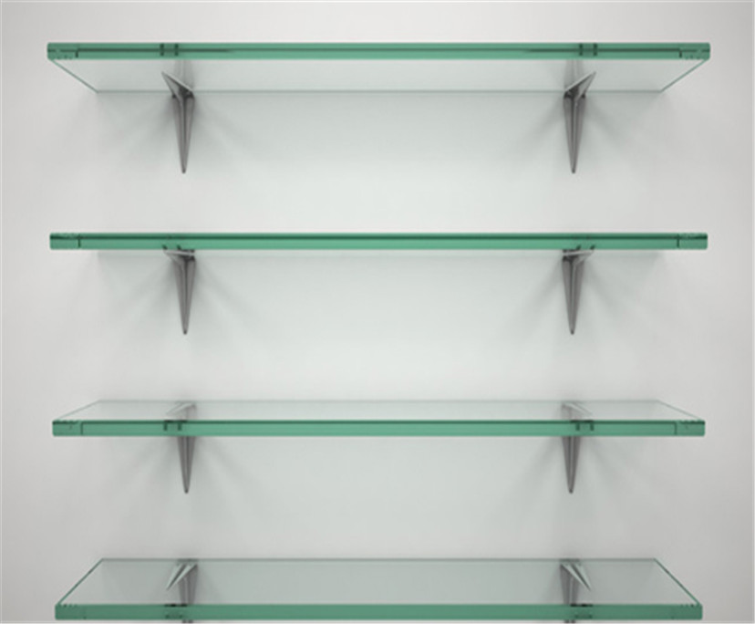 BTG china factory customizable 12mm 15mm furniture shelf glass price